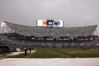 An empty Beaver Stadium awaits Maryland's season finale against Penn State. (Photo by Jake Russell)